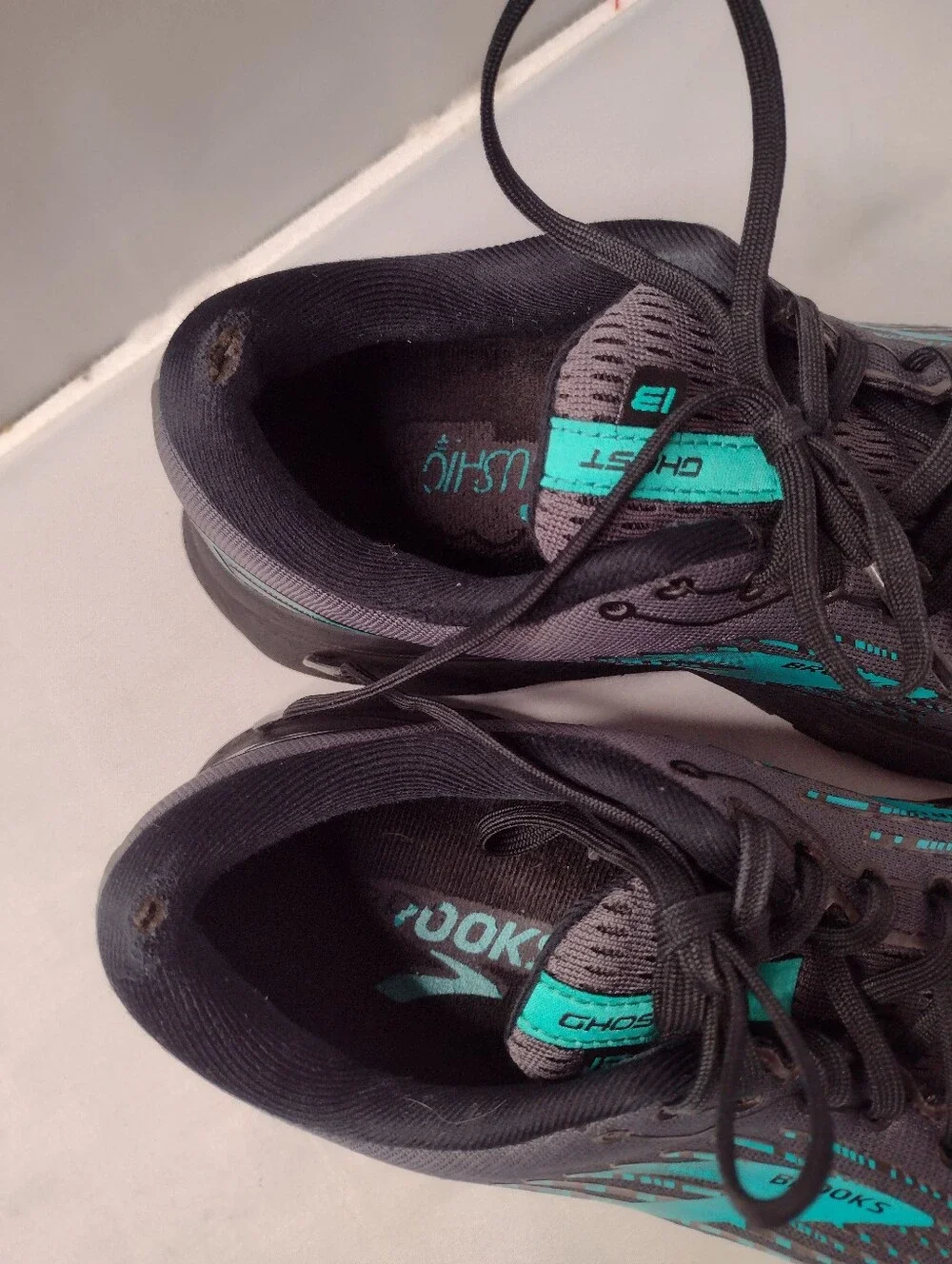 Brooks Ghost 13 GTX Gore-Tex Waterproof Running Shoes Gray Women’s 8.5 OO
